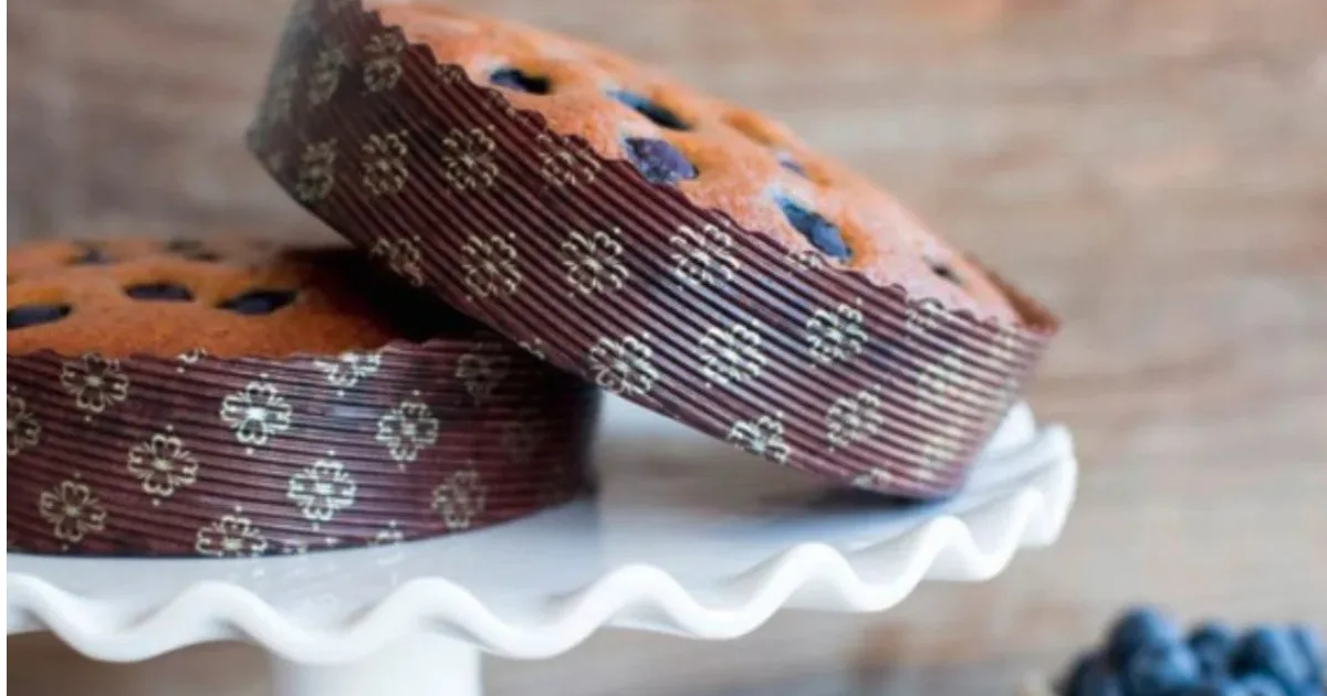 forma de papelão para bolo